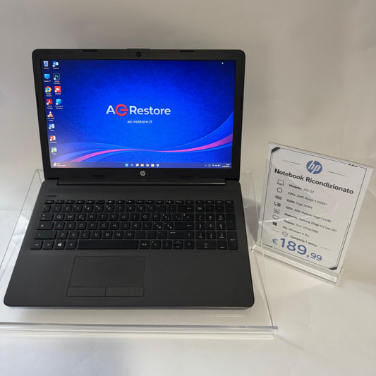 Notebook HP 15.6" | Ryzen 3 | 12GB | SSD 256GB | Vega 3 | W11 - Grado A