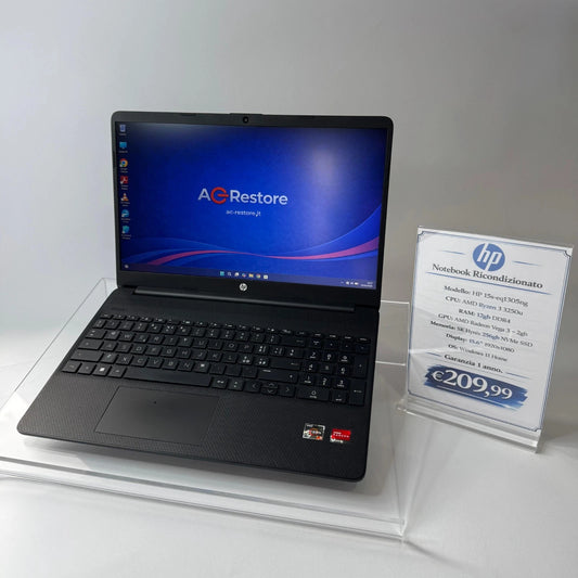 Notebook HP 15.6" | Ryzen 3 3250u | 12GB | SSD 256GB | Windows 11